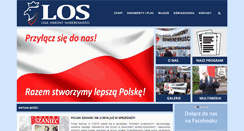 Desktop Screenshot of lospolski.pl